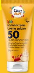 CIEN Crème solaire pour enfants FPS 50+