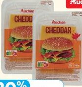 CHEDDAR EN TRANCHES AUCHAN