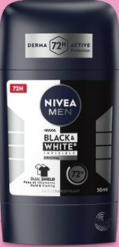 Déodorant en stick Nivea Black & White Men