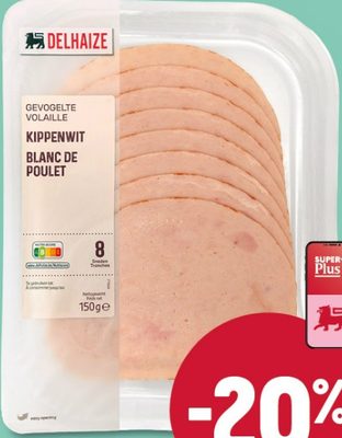 Blanc de poulet en tranches