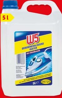 W5 Eau démineralisée