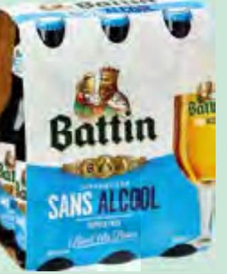 Bière sans alcool Battin